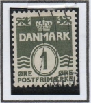 Stamps Denmark -  Cifras