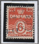 Stamps Denmark -  Cifras