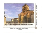 Stamps France -  iglesia de sainte quitterie