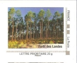 Sellos de Europa - Francia -  bosque de las landas