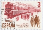 Stamps : Europe : Spain :  Utilice transportes colectivos