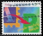 Stamps New Zealand -  People Reaching People