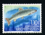 Stamps Europe - Liechtenstein -  serie- Peces
