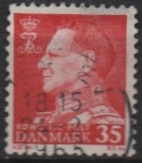 Stamps Denmark -  Rey Frederick IX