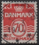 Stamps Denmark -  Cifras