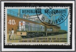 Stamps : Africa : Djibouti :  Locomotoras: Alsthom BB 1211 at
