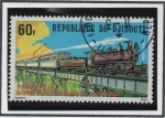Stamps Africa - Djibouti -  Locomotoras: Steam 130