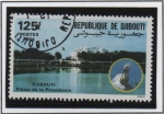 Stamps : Africa : Djibouti :  Palacio Presidencial y Ace Ave