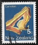 Sellos de Oceania - Nueva Zelanda -  Carnelian - piedra preciosa