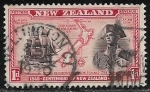 Stamps New Zealand -  Exploradores