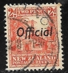 Sellos del Mundo : Oceania : Nueva_Zelanda : Carved Maori House - official