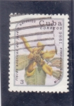 Stamps Cuba -  FLORES- Michelia Champaca