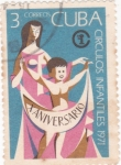 Stamps Cuba -  X Aniversario Circulos infantiles