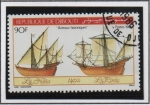 Stamps Africa - Djibouti -  Los Barcos d' l' flota d' Colon : Niña y la Pinta