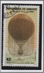 Stamps Djibouti -  Bicentenario d' primer vuelo tripulado. Giffard