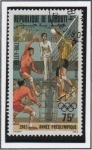 Stamps : Africa : Djibouti :  Año Pre-olímpico: Voleibol