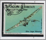 Sellos de Africa - Djibouti -  Varios Planeadores y Ala delta