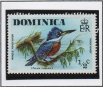 Stamps : America : Dominica :  Kingfisher Anillado