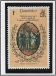 Stamps : America : Dominica :  Ludwig van Beethoven: Fidelio, acto I, escenaIV