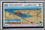Stamps United Arab Emirates -  Launchingn of oil tanque Estoraje