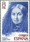 Stamps : Europe : Spain :  ESPAÑA 1979 2513 Sello Nuevo Personajes Españoles Fernan Caballero