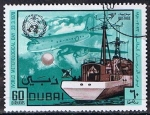 Stamps United Arab Emirates -  Ocean Weather