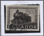 Stamps : America : Ecuador :  Locomotora d