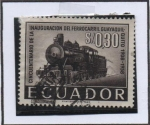 Stamps Ecuador -  Locomotora d' 1908