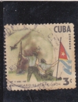 Sellos de America - Cuba -  Aniversario de Playa Girón