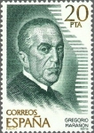 Stamps Spain -  ESPAÑA 1979 2515 Sello Nuevo Personajes Españoles Gregorio Marañon