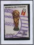 Stamps Ecuador -  España 82