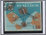 Stamps : America : Ecuador :  Satélites, Eally Bird