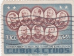 Stamps Cuba -  Centenario generales del ejercito libertador