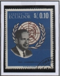 Sellos del Mundo : America : Ecuador : Dag Hammarskjold 