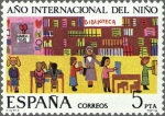 Stamps Europe - Spain -  ESPAÑA 1979 2519 Sello Nuevo Año Internacional del niño Dibujo infantil