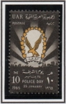 Sellos de Africa - Egipto -  Emblema d' l' Policia