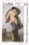 Stamps Cuba -  obras de arte del museo nacional- Atardecer