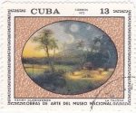 Sellos de America - Cuba -  obras de arte del museo nacional-La Tojana