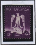 Stamps Africa - Egypt -  Águila d' Saladino