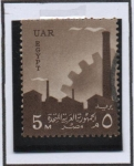 Stamps Africa - Egypt -  Industria