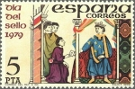 Sellos de Europa - Espa�a -  ESPAÑA 1979 2526 Sello Nuevo Dia del Sello Correo del Rey Siglo XIII