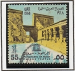 Sellos de Africa - Egipto -  Templo d' Filae