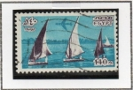 Stamps Egypt -   Veleros sobre el Nilo
