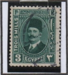 Sellos de Africa - Egipto -  Rey Fuad
