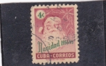 Sellos de America - Cuba -  Navidad 1954-55