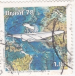 Stamps Brazil -  50 aniversario Raid Savoia-Marchetti