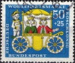 Stamps : Europe : Germany :  Bienestar: Cuentos de los Hermanos Grimm(La princesa y el sapo).
