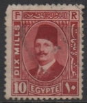 Sellos de Africa - Egipto -  Rey Fuad