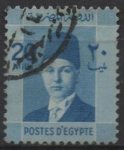 Sellos de Africa - Egipto -  Rey Farouk