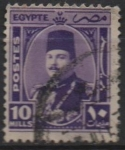 Sellos de Africa - Egipto -  Rey Farouk